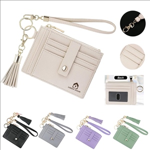 PU Leather Wallets Wrist Card Holder